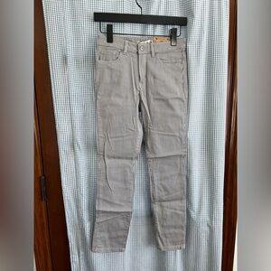 H&M Women’s Slim Jeans in Blue and Cream Striped